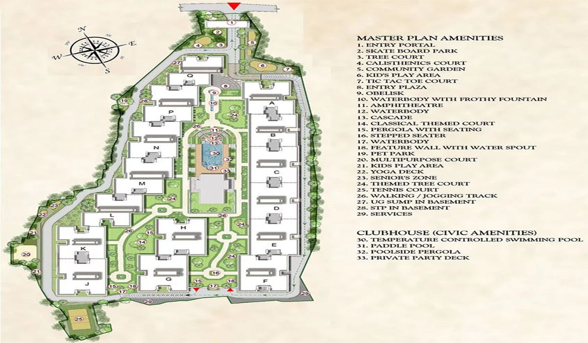 Master Plan Godrej Athena in Indiranagar, Bangalore