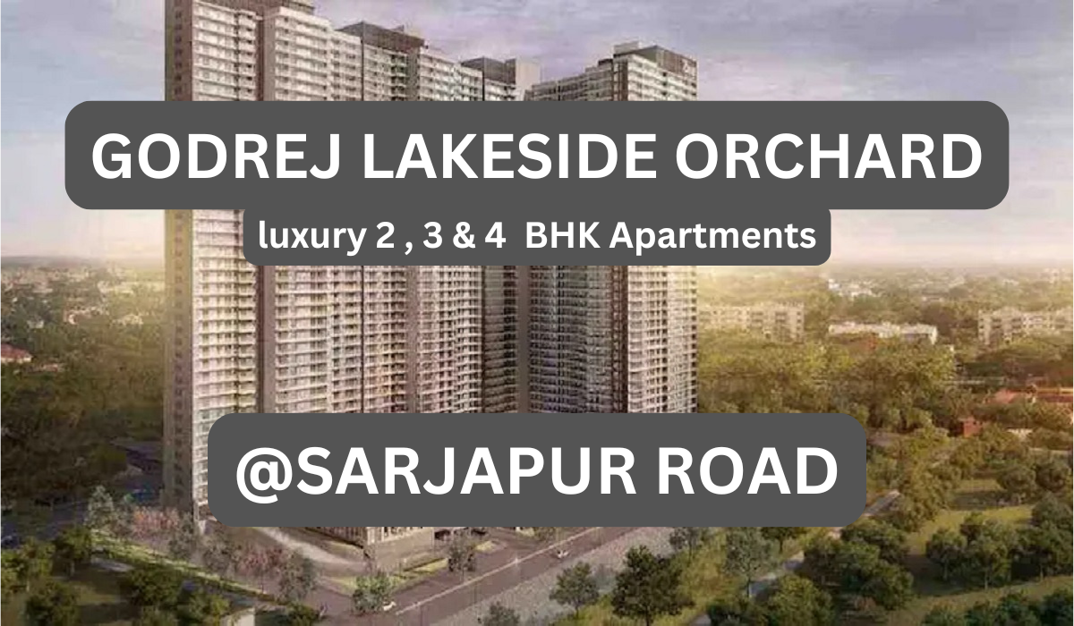 Location Map of Godrej Lakeside Orchard in Sarjapur Road, Bangalore