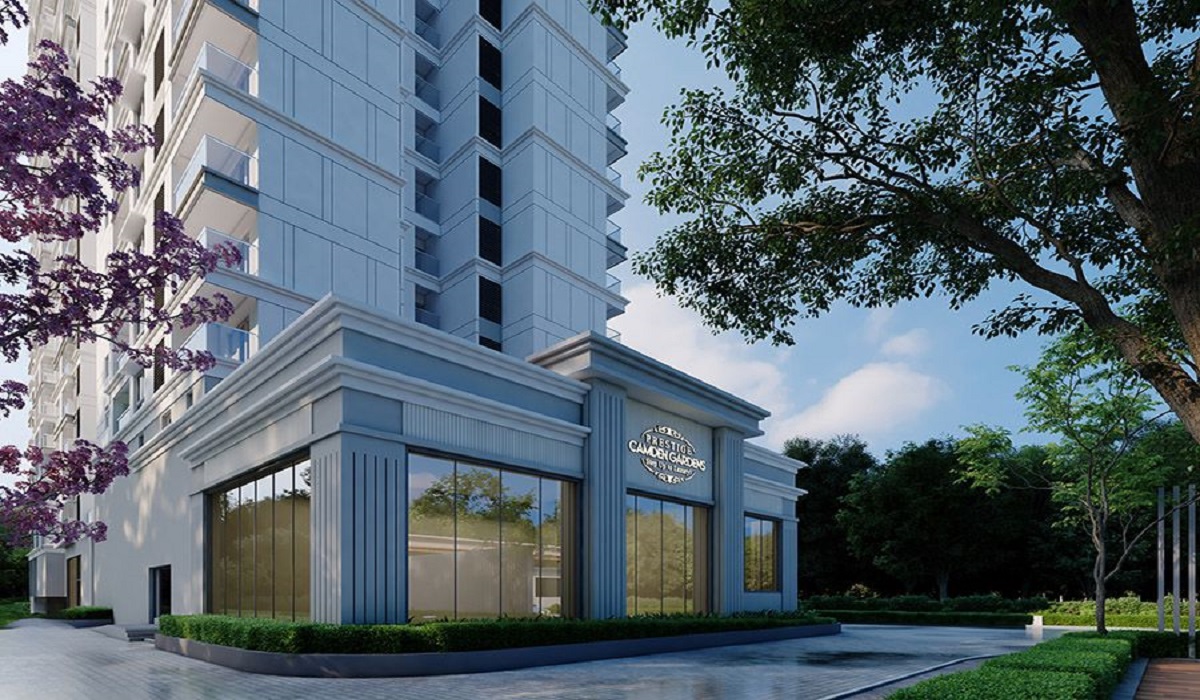 Children's Play Area and Landscaped Gardens at Prestige Camden Gardens in Thanisandra Road, Bangalore