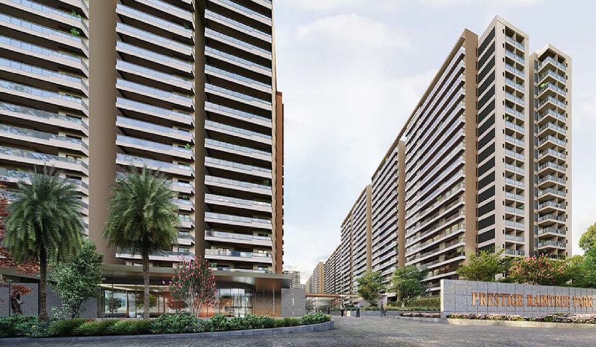 Spacious Apartment Interiors at Prestige Raintree Park in Varthur Road, Whitefield, Bangalore
