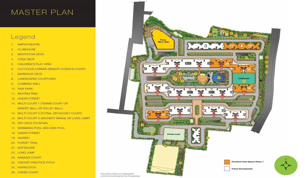 Master Plan Provident Park Square, Kanakapura Road, Bangalore