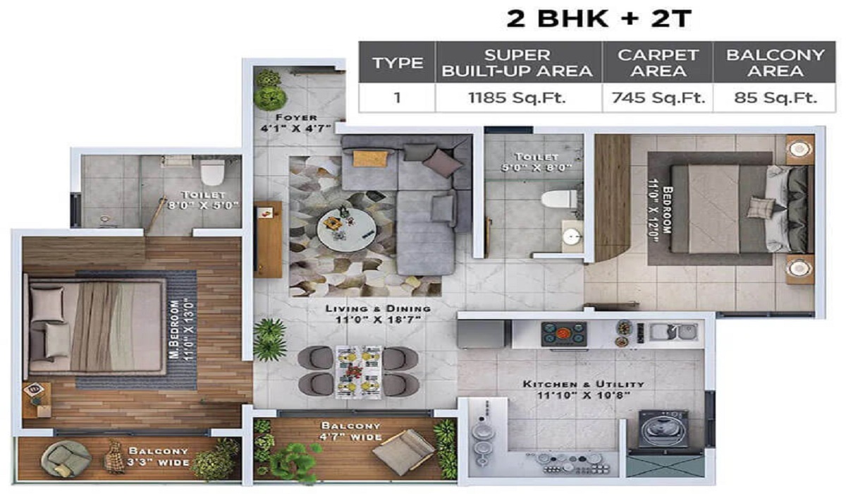 Sattva Lumina 1BHK Apartments