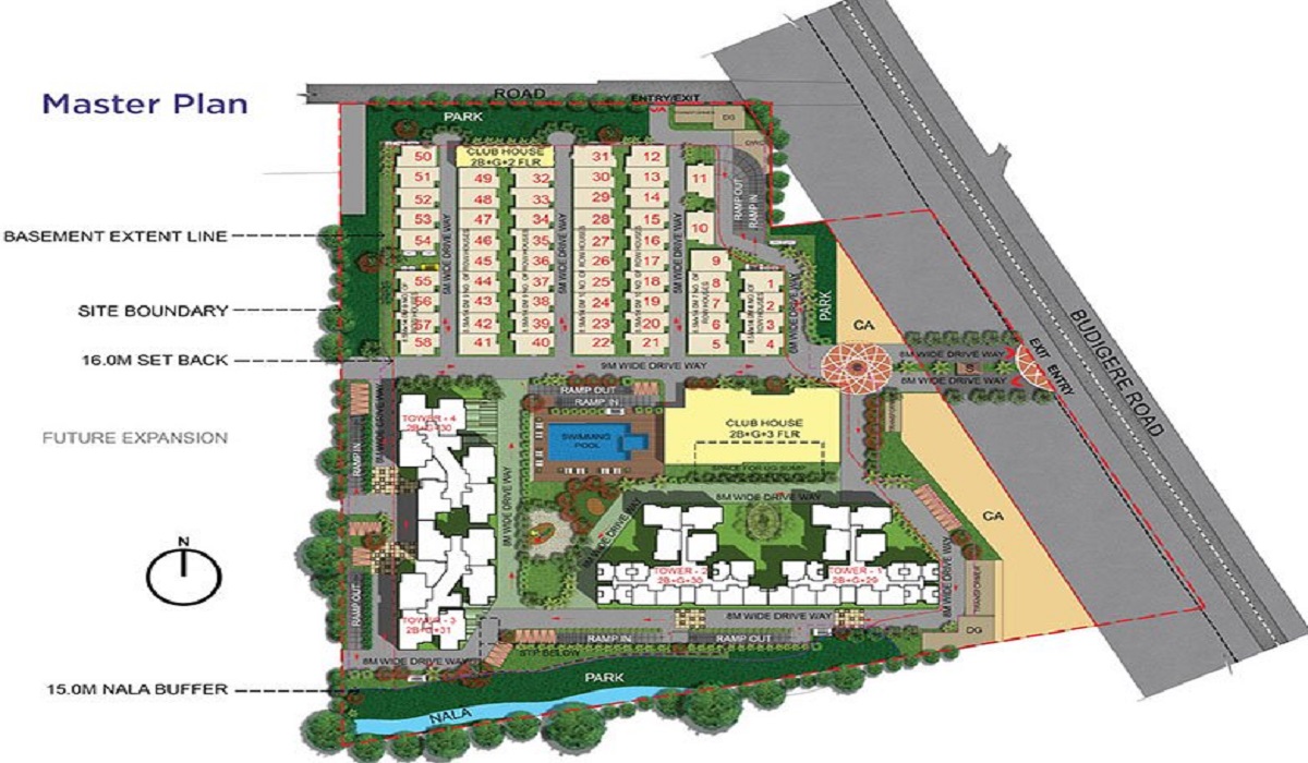 Sattva Songbird at Budigere Cross, Bangalore Master Plan
