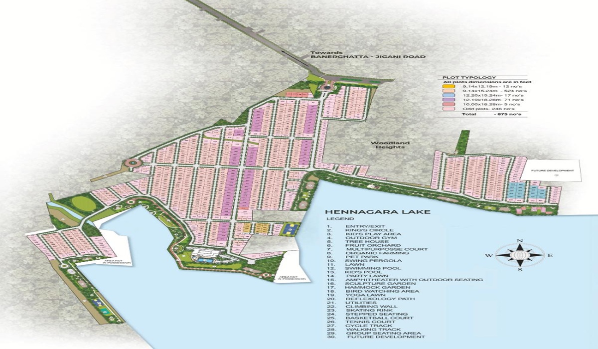 Master Plan Prestige Kings County Plots in Jigani – Rajapura, Bangalore