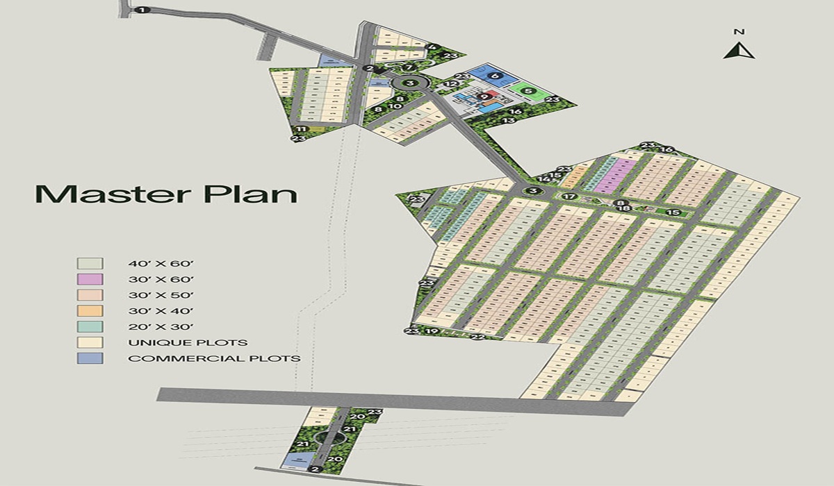 Master Plan Assetz Melodies of Life Off Hosa Road, Bangalore