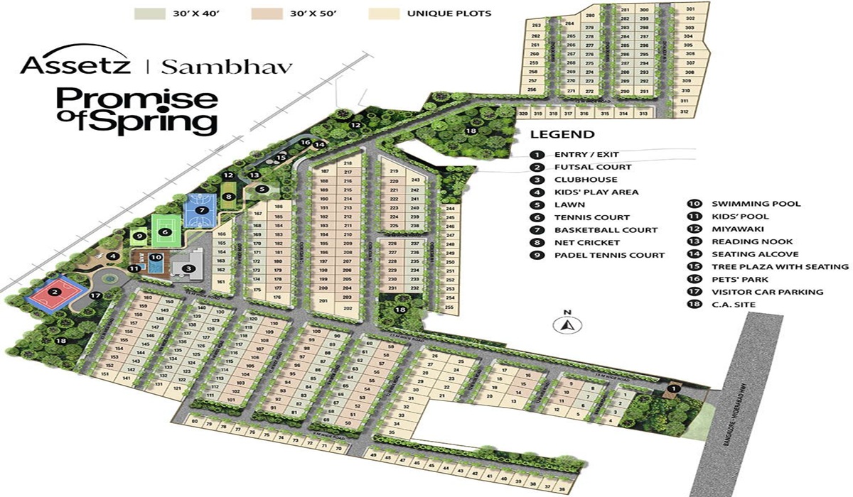 Master Plan Assetz Promise of Spring in Devanahalli, Bangalore